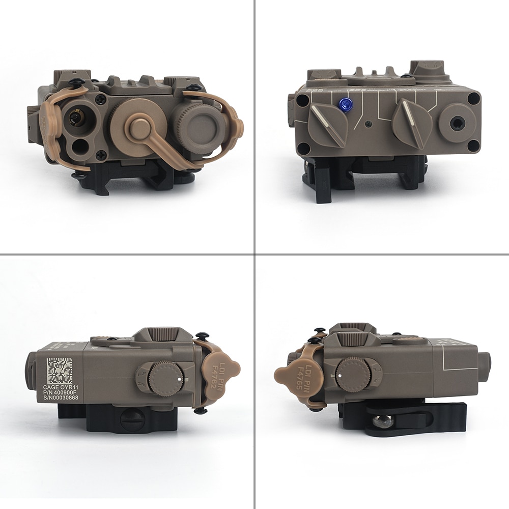 WADSN Tactical DBAL A2 Red Green Dot Laser Sight Plastic Ver Hunting Rifle Airsoft AN PEQ Powerful Laser Aim Weapon No IR Light - Image 5