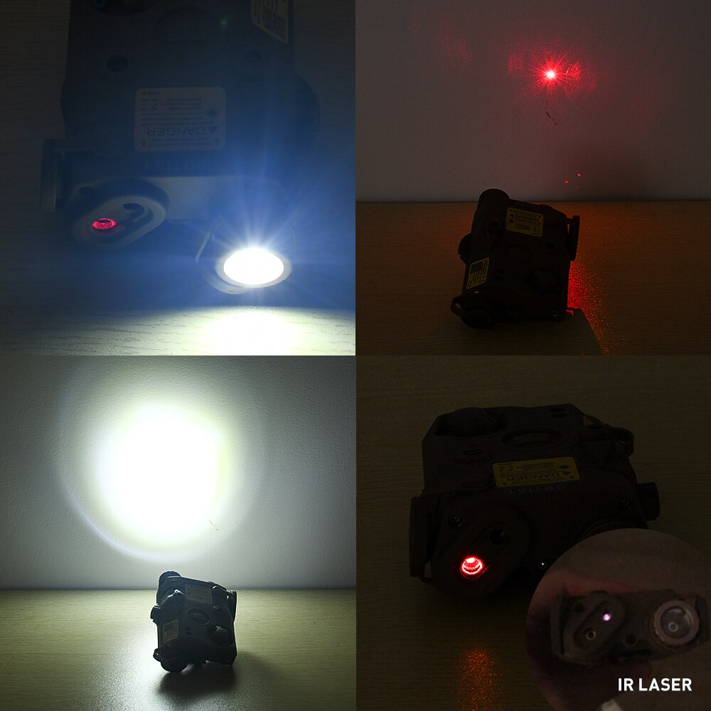 WADSN Tactical LA5C UHP PEQ15 Red Dot IR Laser Sight White Light Strobe Hunting PEQ Airsoft LA5-C Lazer Weapon light High Power - Image 3