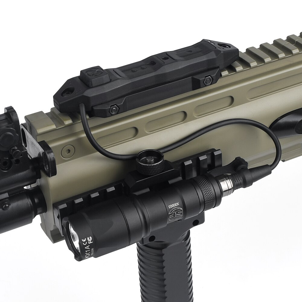 WADSN Tactical Upgrade Dual Function Tape Switch 3.5mm For Airsoft SF Flashlight & Sotac DBAL A2 PEQ Fit Keymod M-lok Picatinny