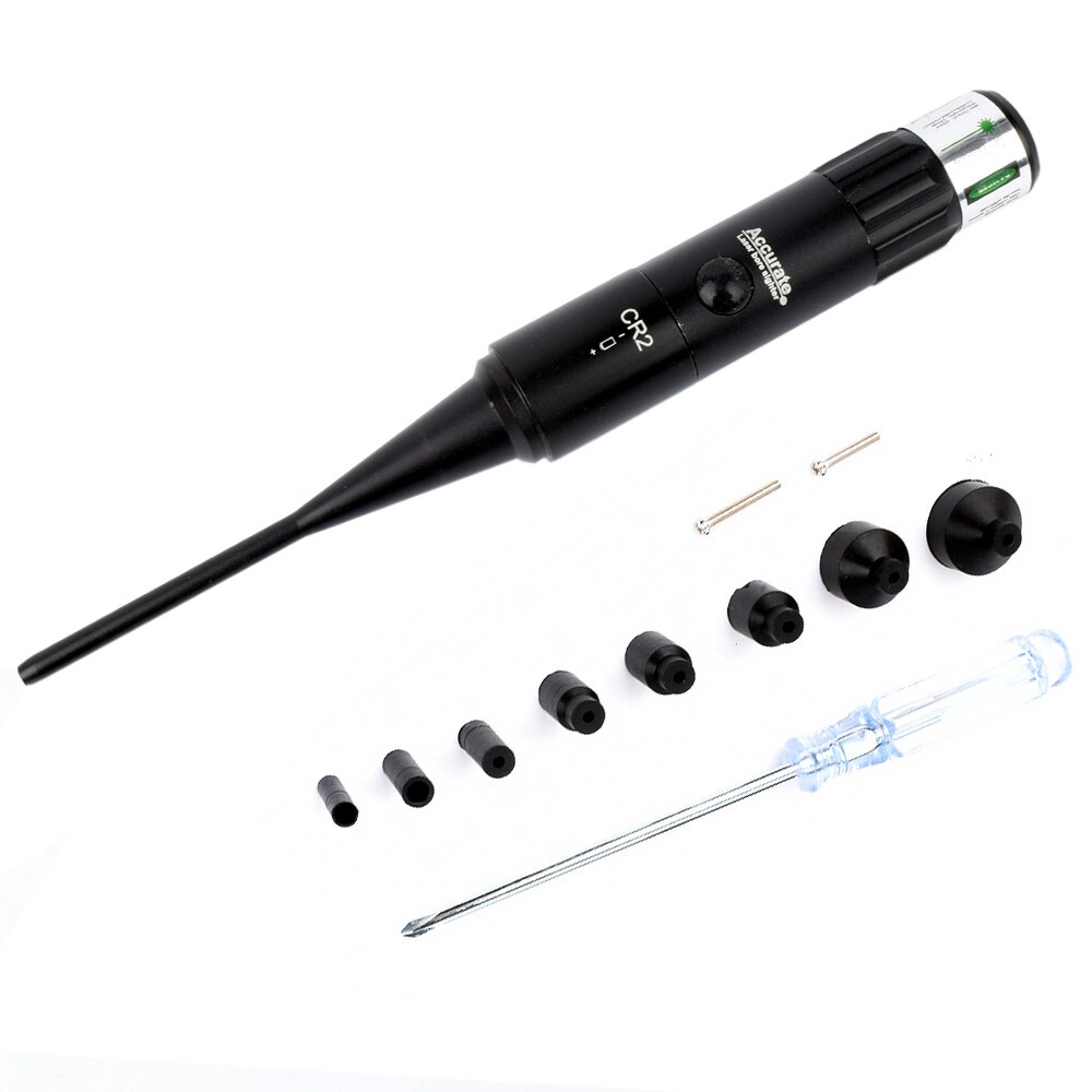 WIPSON Hunting Green Red Laser Boresighter Kits Green Red Dot Bore Sight with On Off Switch for .177 to .50 Caliber Riflescope - Image 2