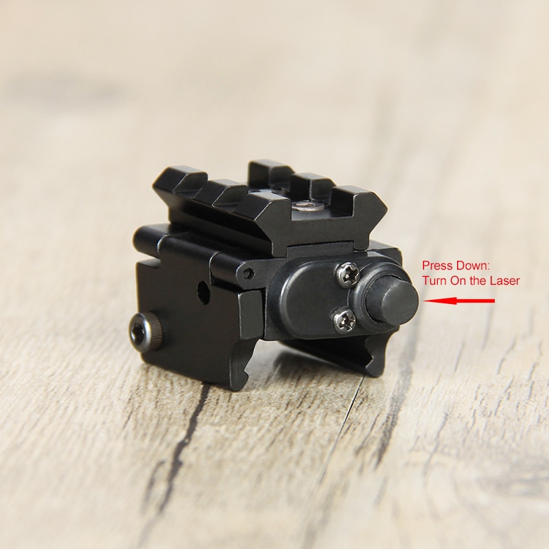 WIPSON Red Dot Laser Sight Mini Adjustable Compact With Detachable Picatinny 20mm Rail For Pistol Air-gun Rifle Hunting Accessor - Image 3