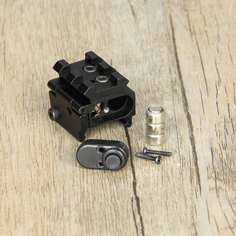 WIPSON Red Dot Laser Sight Mini Adjustable Compact With Detachable Picatinny 20mm Rail For Pistol Air-gun Rifle Hunting Accessor - Image 4