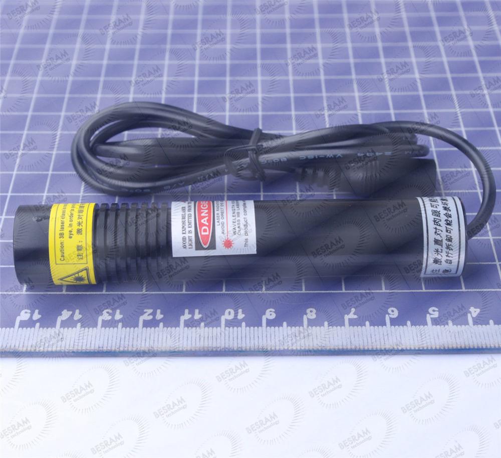 Waterproof 650nm 658nm 100mw Red Laser Module Diode K9 Glass Lens 20x110mm