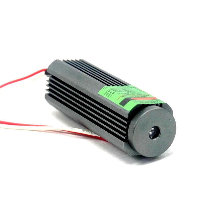 Waterproof DC5V 532nm 50mW Green Lights Laser Diode Module Powerful Lazer Line Beam w/ Glass Lens 25x75mm - Image 2