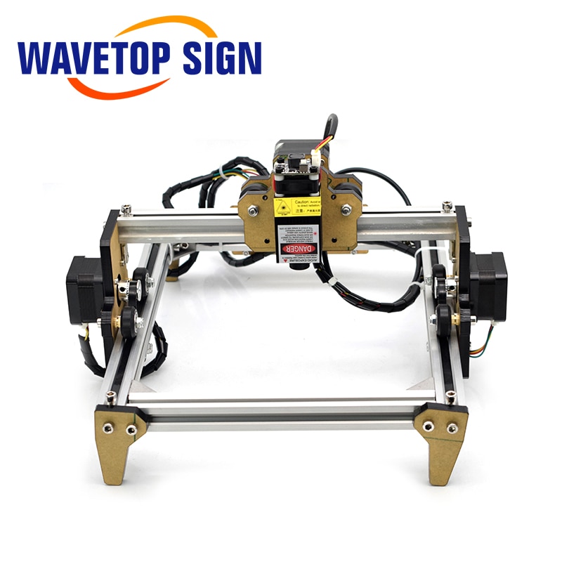 WaveTopSign Mini Laser Module 1.6W Blue Laser Engraving Machine DIY Engraver Desktop Wood Router Cutter Printer - Image 2