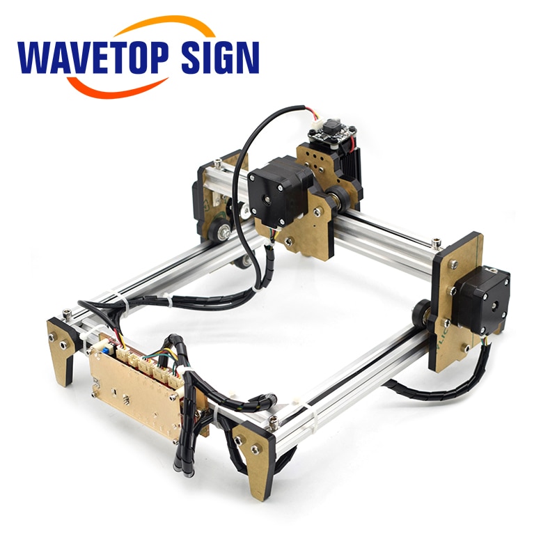 WaveTopSign Mini Laser Module 1.6W Blue Laser Engraving Machine DIY Engraver Desktop Wood Router Cutter Printer