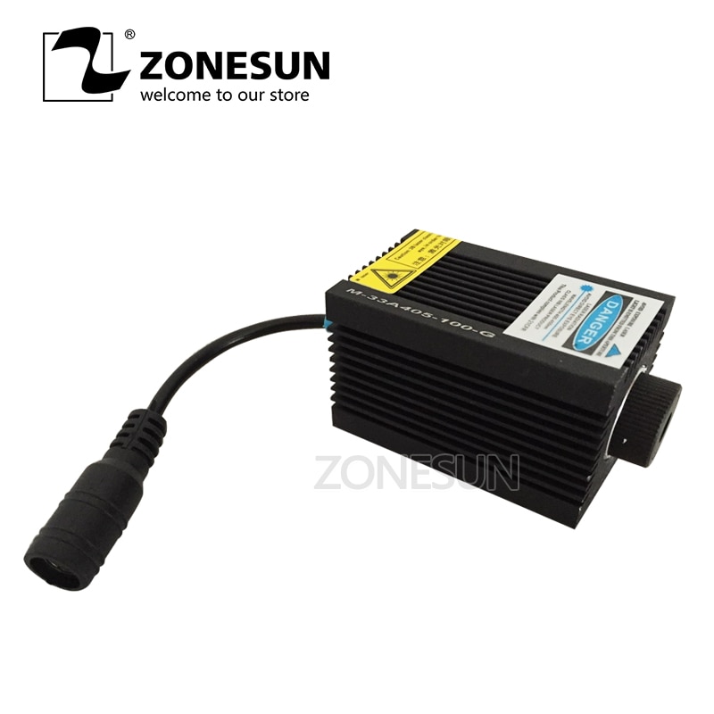 ZONESUN 5500mw Laser Module Laser Head 5500mw DIY Laser 450nm Blue Light DIY Laser Head - Image 2