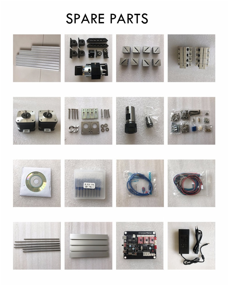 cnc laser 3018pro desktop mini disassembled engraving machine pcb milling machine wood carving machine with 15w laser head kit - Image 5