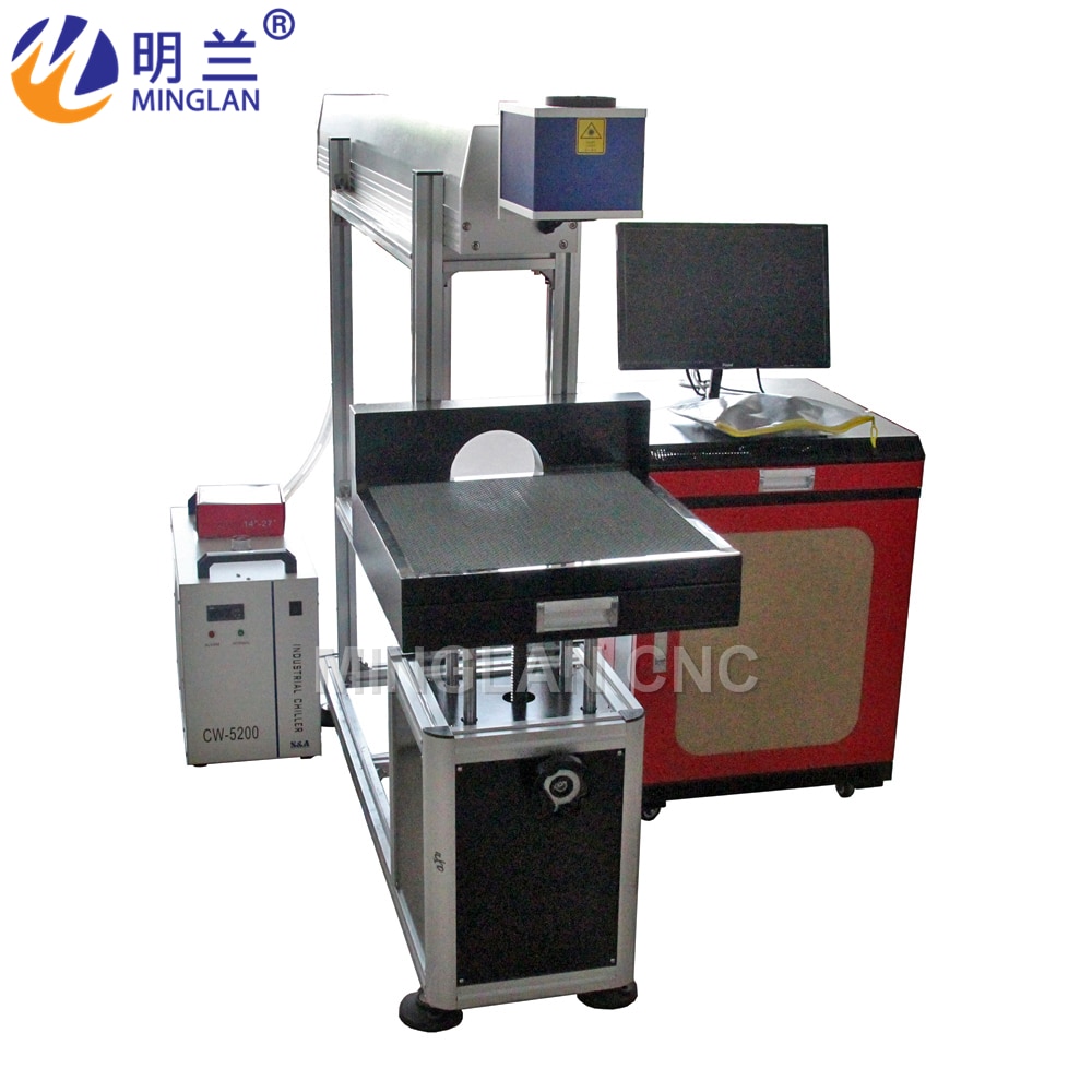 co2 laser marking machine marking on bamboo, plastic, acrylic, marble, crystal, jade, - Image 5