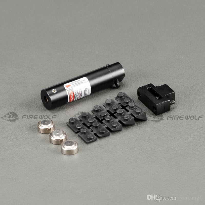 fire wolf Tactical Red Dot Mini Red Laser Sight With Tail Switch Scope Hunting Optics Mini Red Dot Laser Sight