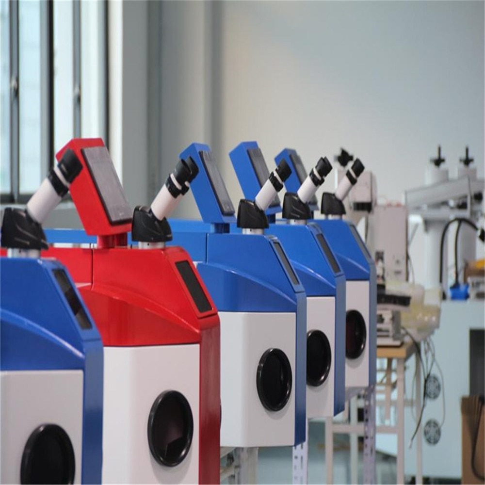 high quality good effect 100W 200W Spot Jewelry Laser Welding Machine for sensor, tungsten wire, high power diode