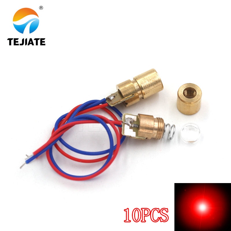 laser diode laser head 5mW 650nm red dot/line /cross laser tube infrared laser sensor module adjustable focal length 3V/5V - Image 2