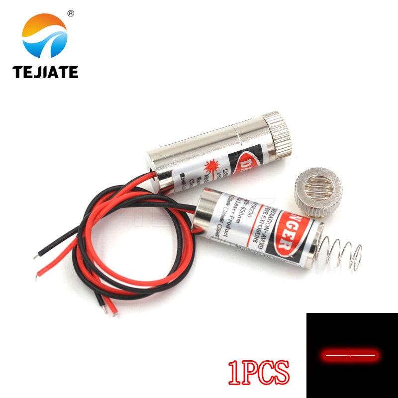 laser diode laser head 5mW 650nm red dot/line /cross laser tube infrared laser sensor module adjustable focal length 3V/5V - Image 3