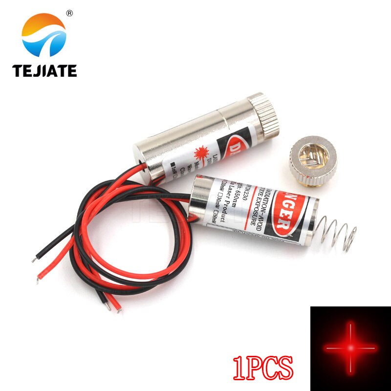 laser diode laser head 5mW 650nm red dot/line /cross laser tube infrared laser sensor module adjustable focal length 3V/5V - Image 4