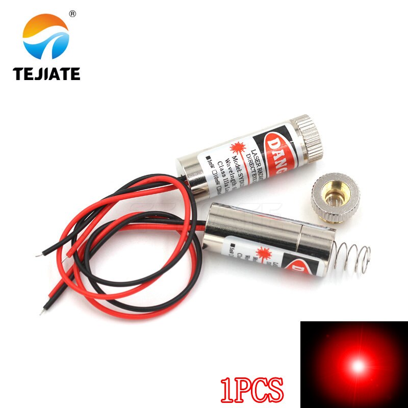 laser diode laser head 5mW 650nm red dot/line /cross laser tube infrared laser sensor module adjustable focal length 3V/5V - Image 5