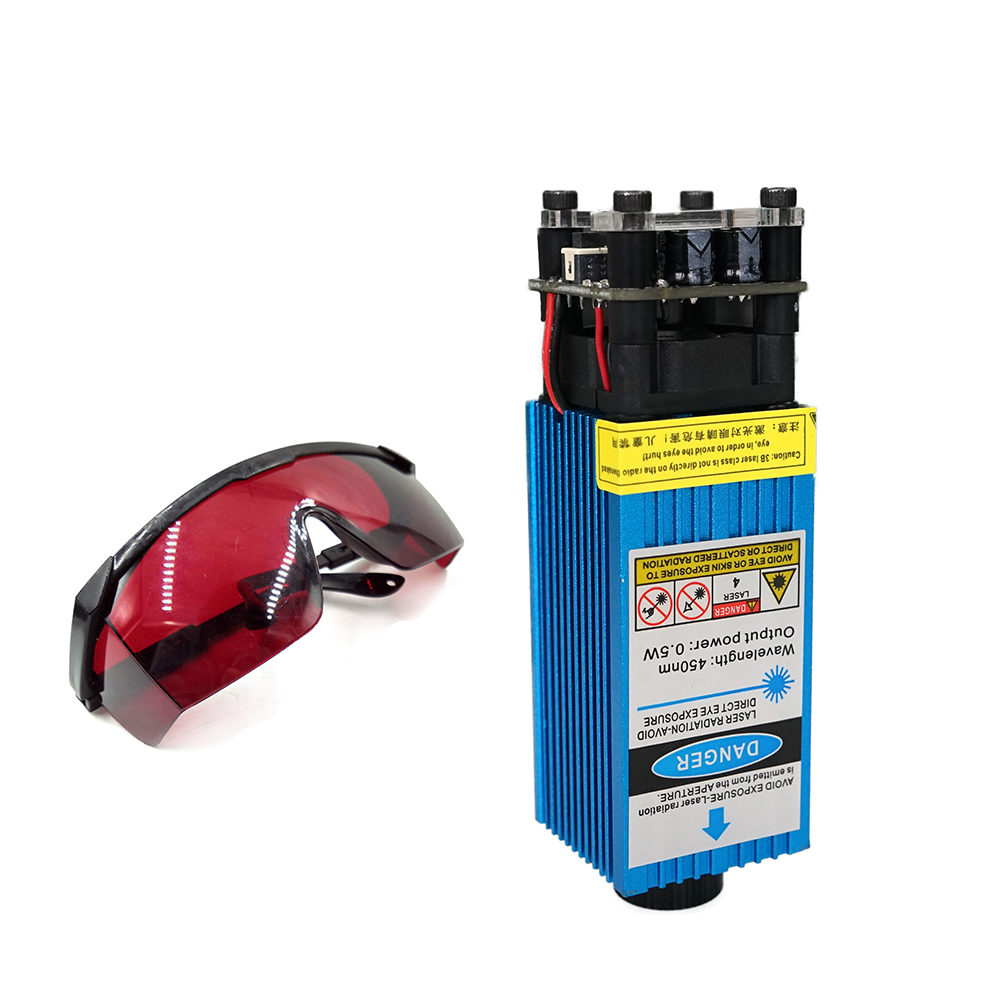 laser module 2.5W/3.5W.5.5W 450nm 33mm Adjust Focus Blue Laser Engraving And Cutting TTL/PWM Control Laser Tube Diode Glasses - Image 5
