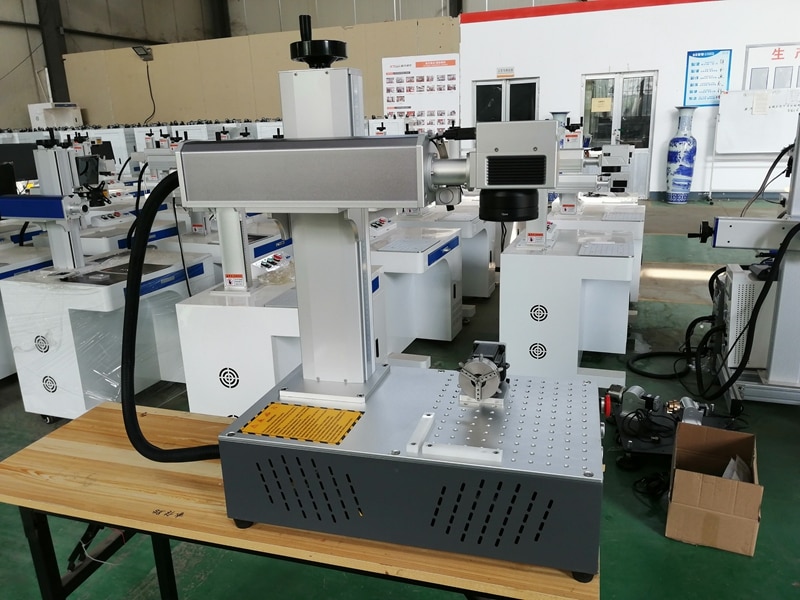 rotary axis included fiber laser marking machine metal laser engraving 50W hotest model - Image 2