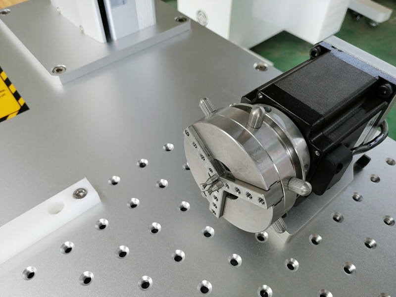 rotary axis included fiber laser marking machine metal laser engraving 50W hotest model