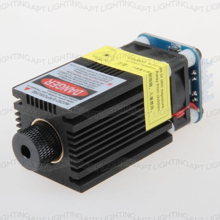 sahne aydinlatma 2500mw/2.5W 450nm Focusable Adjust blue Module diode laser carve Engraving TTL PWM contr DIY CNC Free glasses