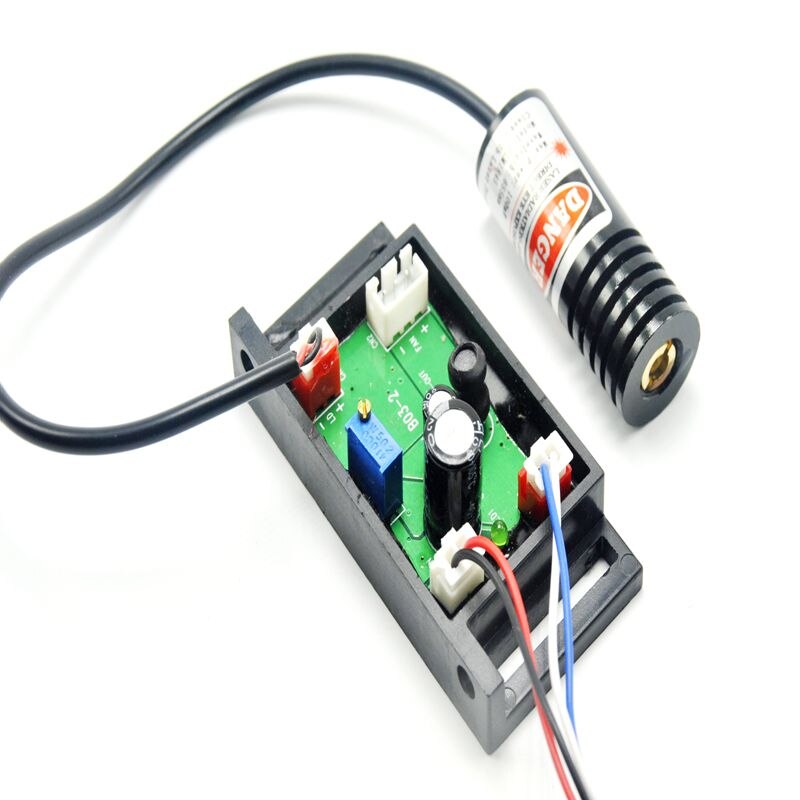 100mw 405nm Violet Blue Laser Diode Module Dot Point Lasers DC12V 18x45mm - Image 3