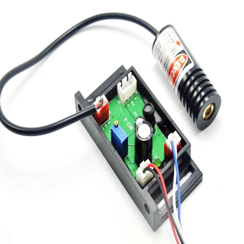 100mw 405nm Violet Blue Laser Diode Module Dot Point Lasers DC12V 18x45mm