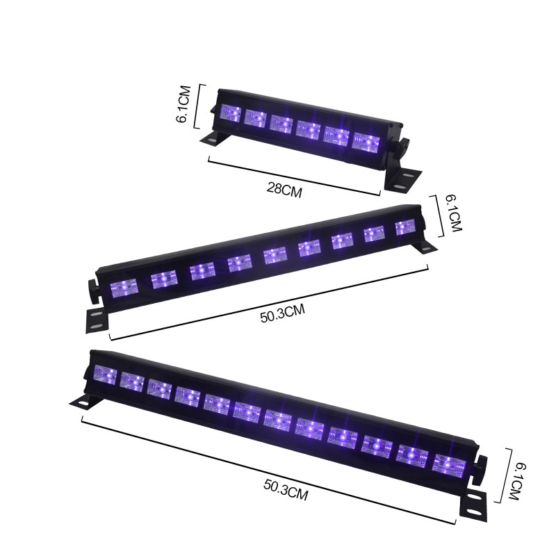 12 LED Disco UV Violet Black Lights DJ 36W Par Lamp UV For Party Christmas Bar Lamp Laser Stage Wall Washer Spot Light Backlight - Image 4