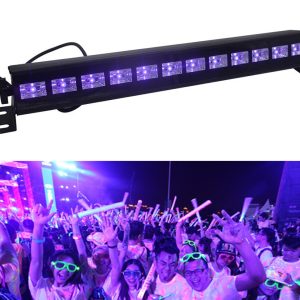12 LED Disco UV Violet Black Lights DJ 36W Par Lamp UV For Party Christmas Bar Lamp Laser Stage Wall Washer Spot Light Backlight