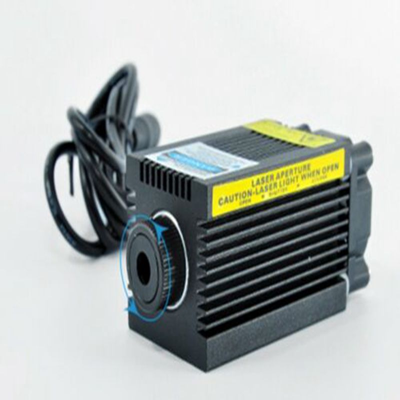 12V 450nm 1000mW 1W Pure Violet Blue Laser Dot Module w/ Adapter & Fan Colling - Image 2