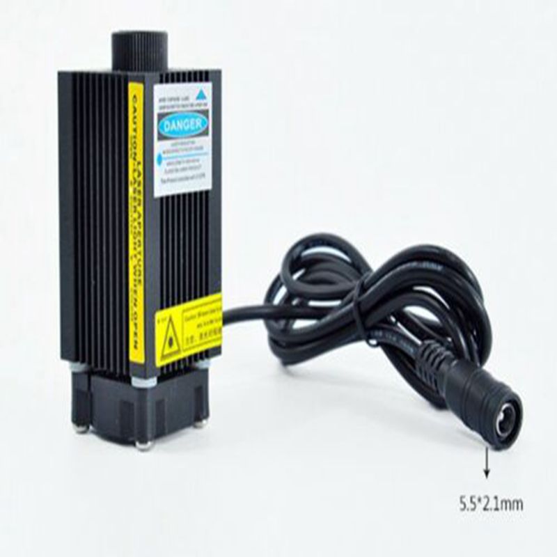 12V 450nm 1000mW 1W Pure Violet Blue Laser Dot Module w/ Adapter & Fan Colling - Image 4