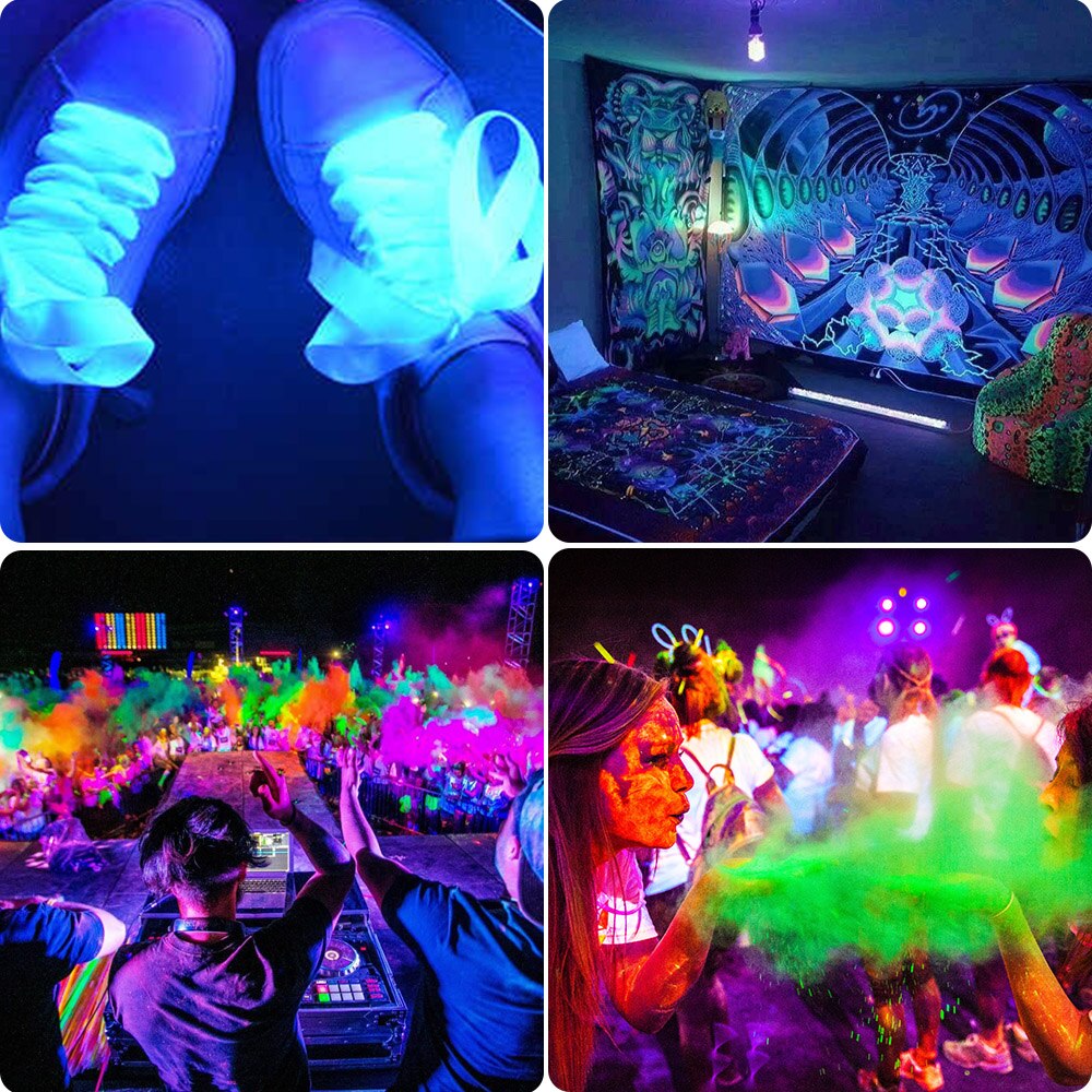 15W 20 LED Disco UV Violet Black Lights DJ Par Lamp UV For Party Xmas Bar Lamp Laser Stage Wall Washer Spot Light Backlight free - Image 4