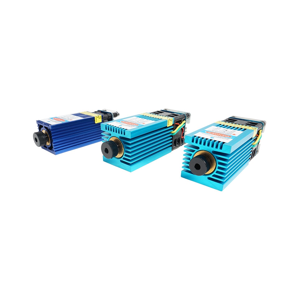 15w laser module 3w PMW control lens Focusable 5500mw Blue Laser head 450nm for laser engraving machine cnc wood cutting machine - Image 2