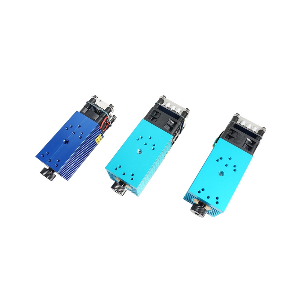 15w laser module 3w PMW control lens Focusable 5500mw Blue Laser head 450nm for laser engraving machine cnc wood cutting machine