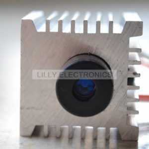 200mw 405nm Violet/blue Focusable Adjustable Laser Dot Module w/ Heatsink