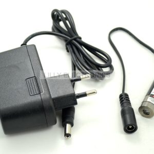 3-5.5VDC 20mW 405nm Violet/Purple Laser Line Module 13x42mm w/EU standard AC Adapter