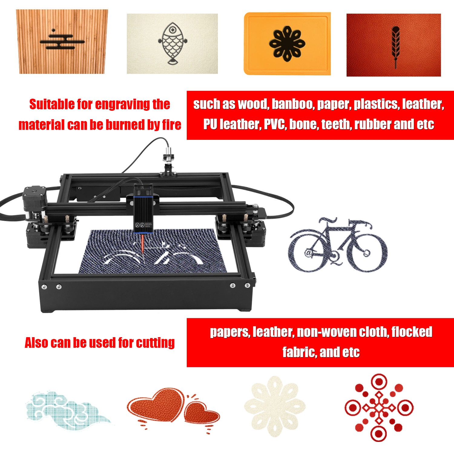 30W Laser Module Laser Head Engraving Carving Machine Parts Single-Arm Universal Engraver Accessory DIY Mini Carver Carvehead - Image 5