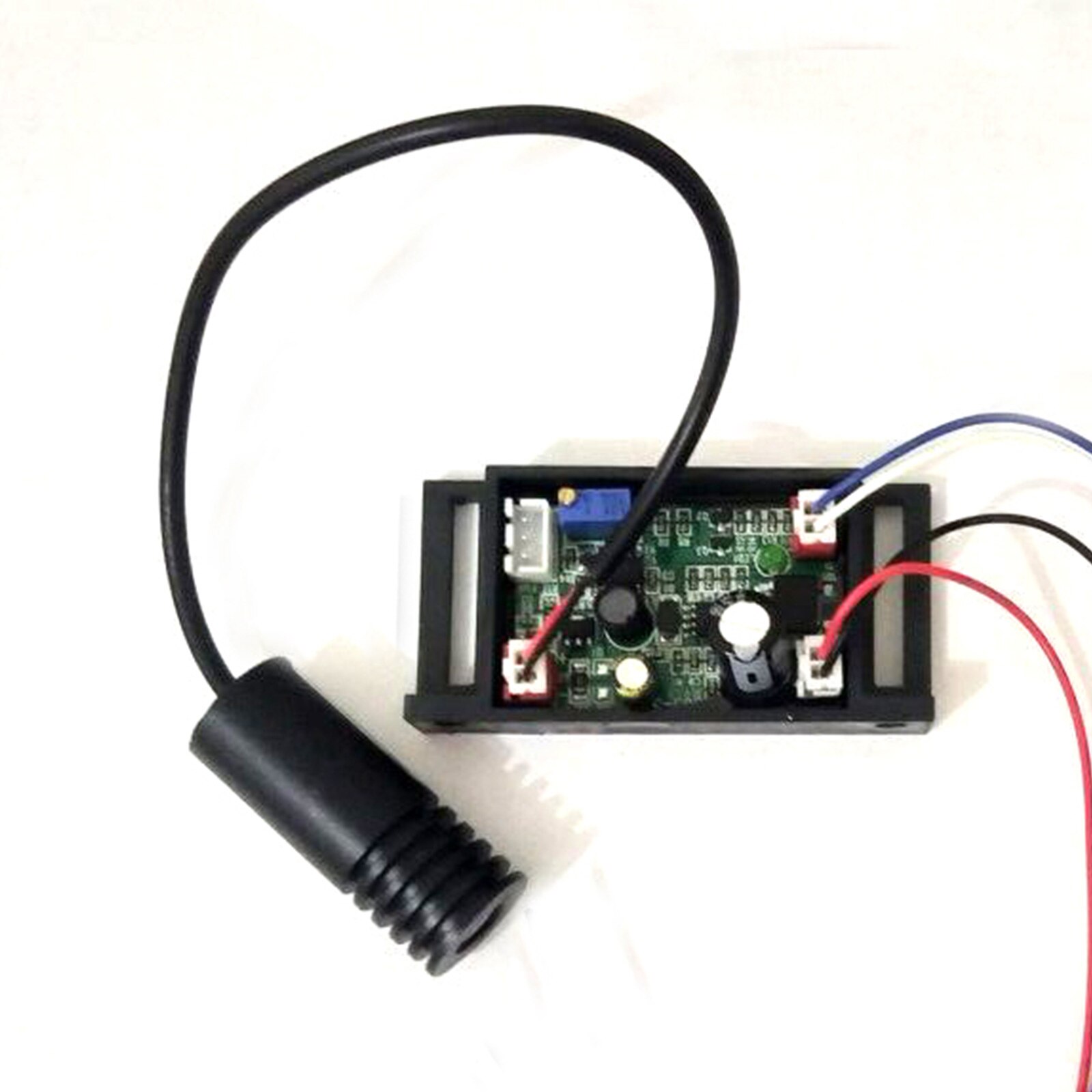 405nm 100mw Violet/Purple Blue Dot Laser Module 18x45mm w / TTL & DC12V Driver - Image 2