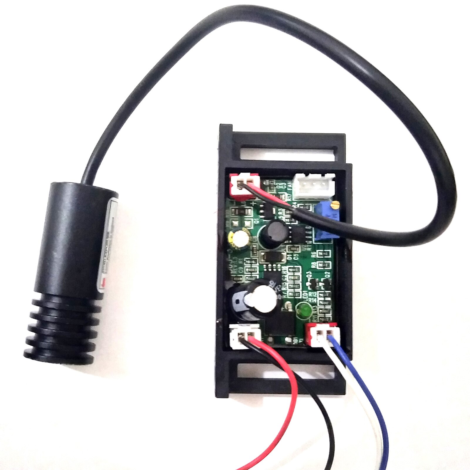 405nm 100mw Violet/Purple Blue Dot Laser Module 18x45mm w / TTL & DC12V Driver - Image 4