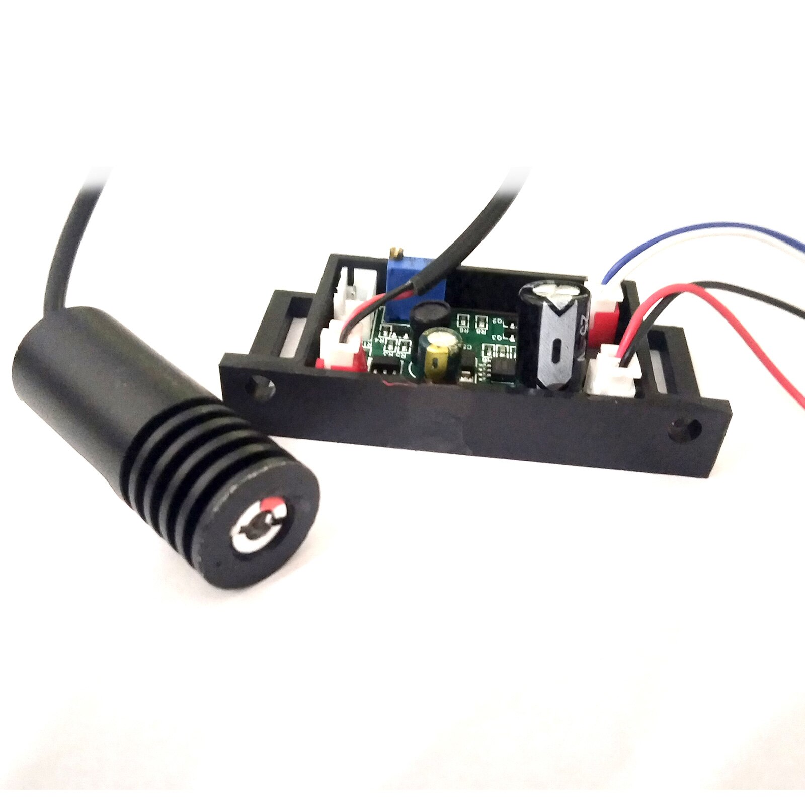 405nm 100mw Violet/Purple Blue Dot Laser Module 18x45mm w / TTL & DC12V Driver - Image 5