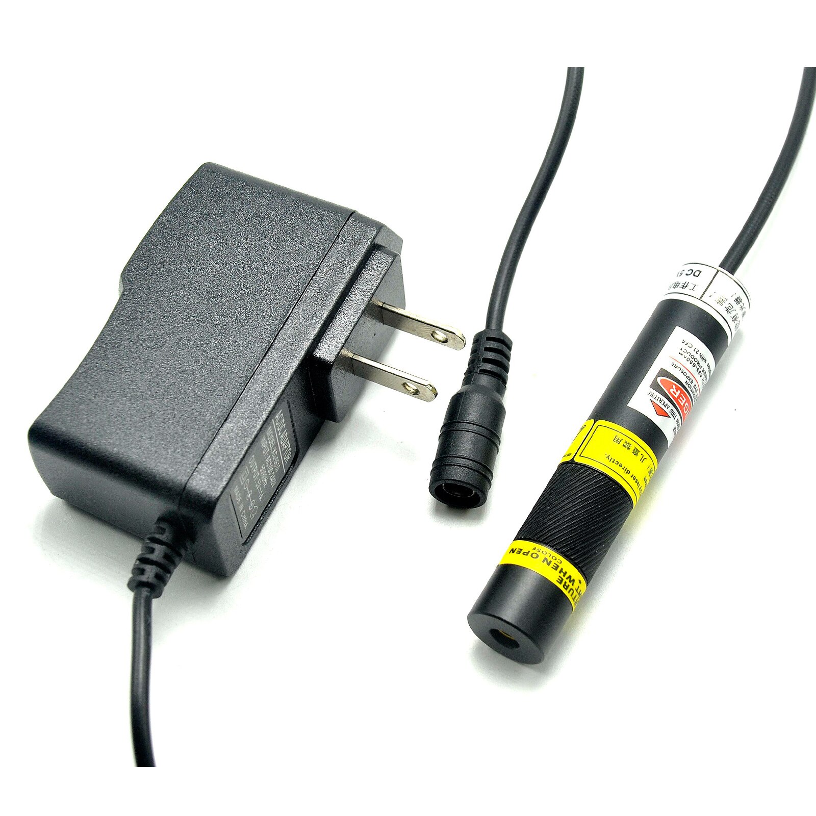 405nm 20mw 16x88mm Blue/Violet Focus Dot/Line/Cross Laser Diode Module w/Adapter Holder - Image 2