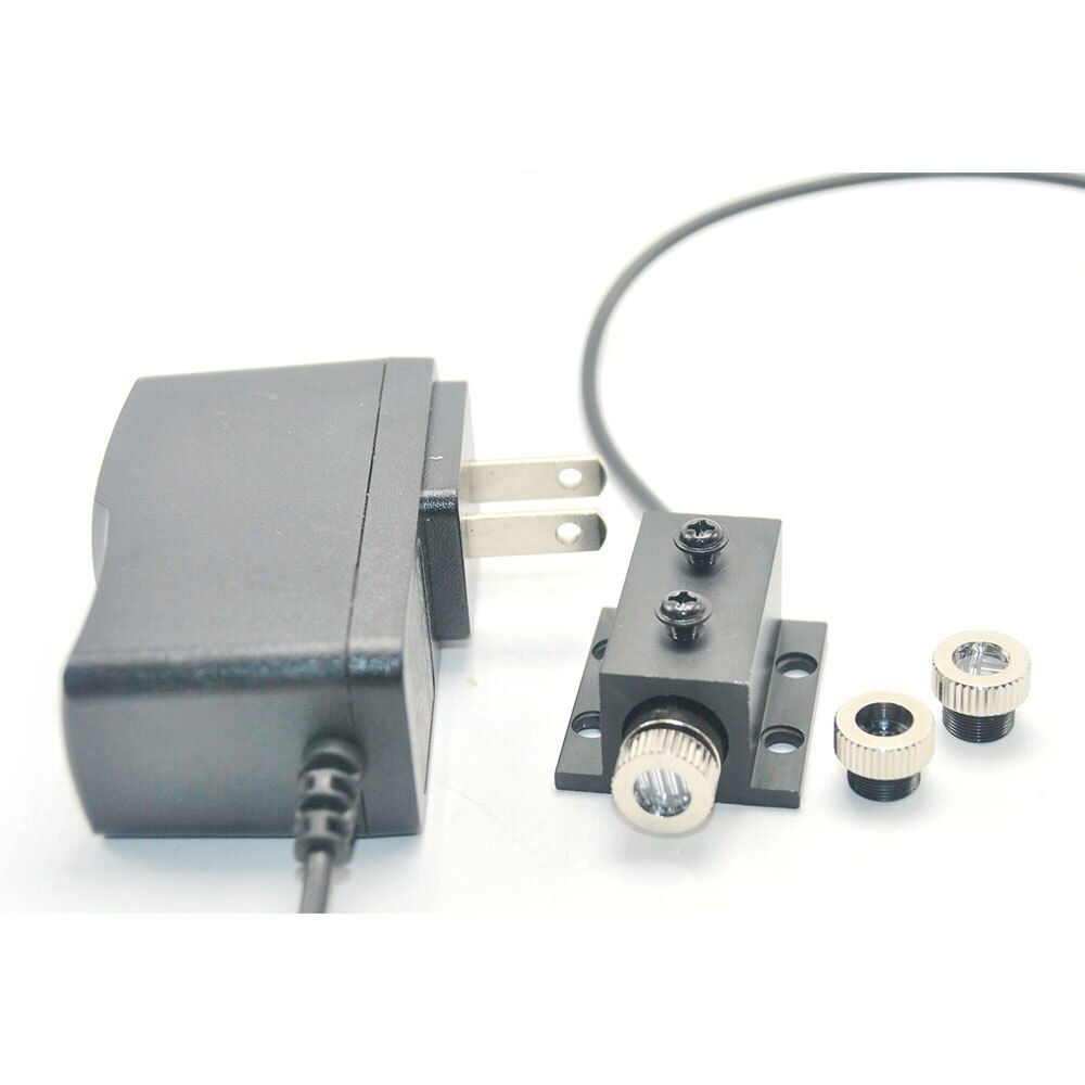 405nm 20mw Dot Line Cross Violet/Blue Laser Module w/12mm Hestsink & AC Adapter - Image 2