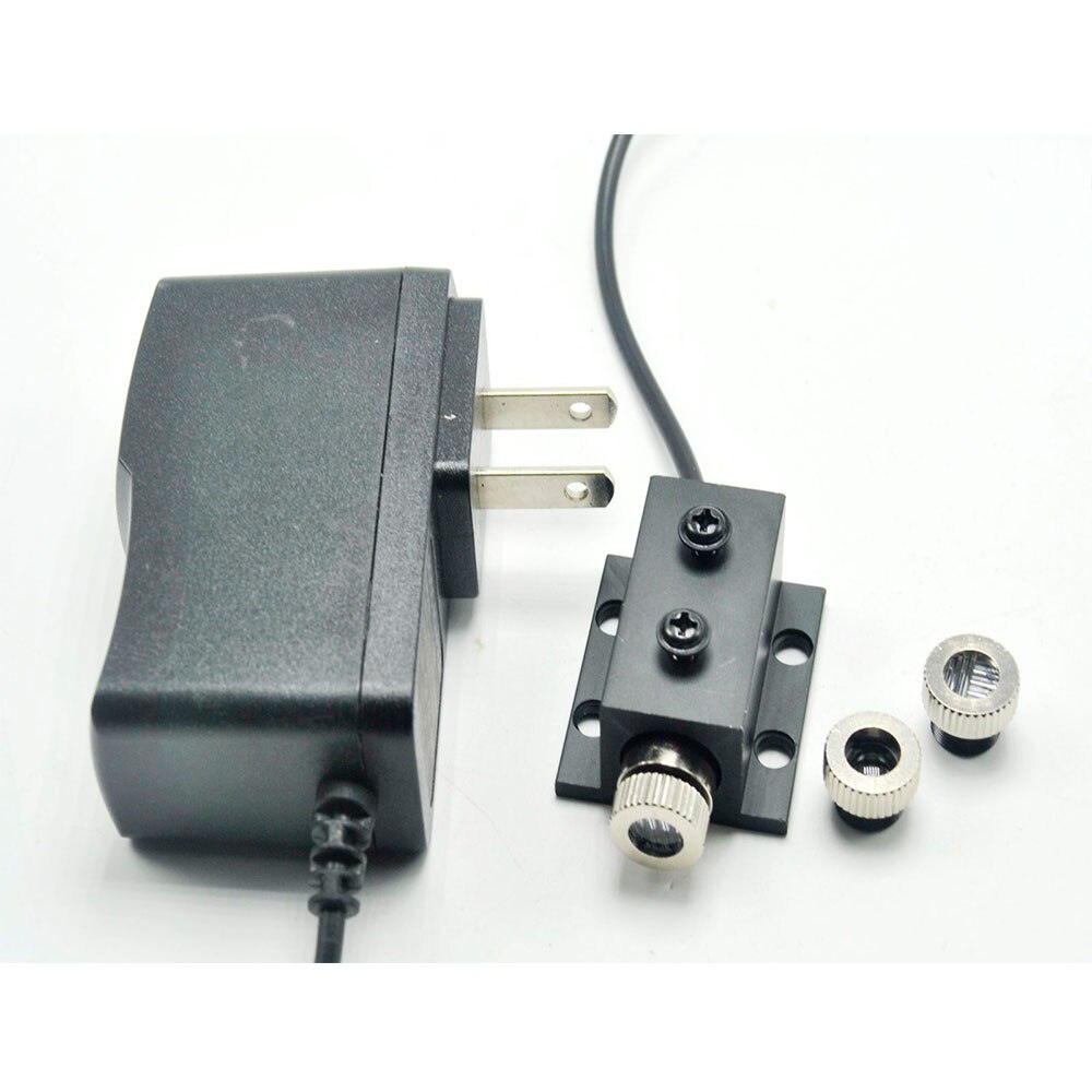 405nm 20mw Dot Line Cross Violet/Blue Laser Module w/12mm Hestsink & AC Adapter
