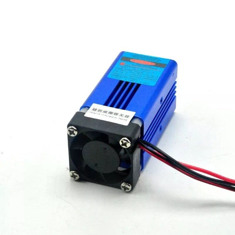 405nm 300mW Violet Blue Laser Dot Module W/ TTL & Fan Cooling Stage Lights 12V - Image 3
