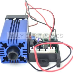 405nm 400mW Violet/Puple Laser Dot Module 12V TTL Fan Cooling Long-time Working