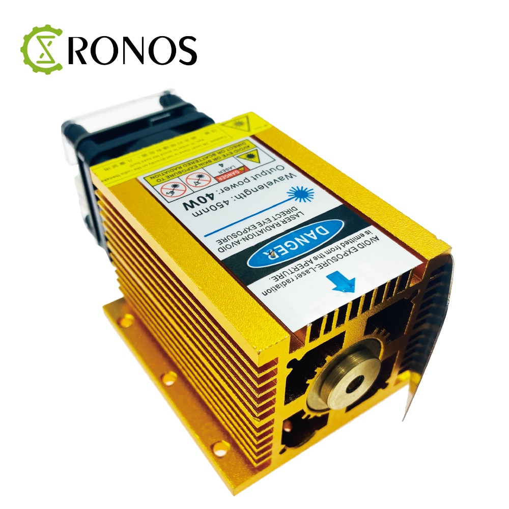 40W Laser Module Laser Head 450nm Golden Lase for Wood Cutting Laser Engraving Machine Stainless Steel Engraver Tool - Image 2