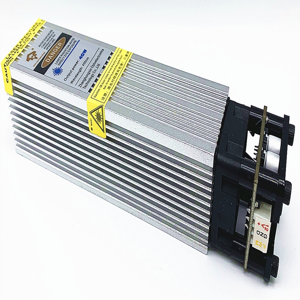 40W laser head, blue laser module, fast engraving speed, can be used to engrave stainless steel and oxidized metal, with TTL/PWM - Image 3