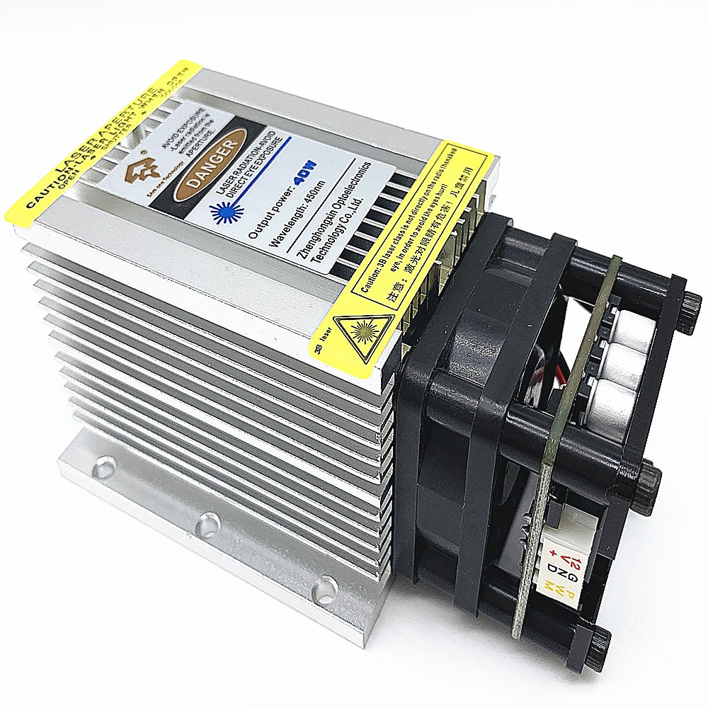 40W laser head, blue laser module, fast engraving speed, can be used to engrave stainless steel and oxidized metal, with TTL/PWM - Image 4