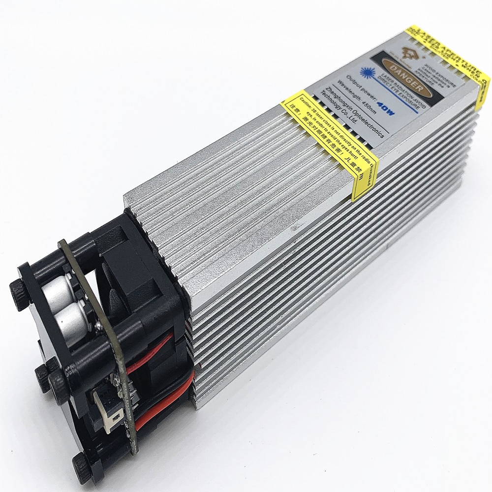 40W laser head, high transmittance, ultra-fast engraving of stainless steel and oxidized metal, blue laser module - Image 3