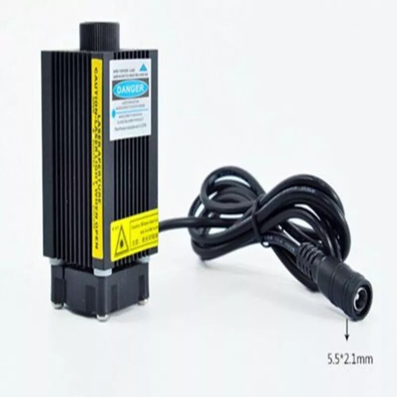 450nm 2500mW 2.5W Pure Violet Blue Laser Dot Module w/ Adapter & Fan Colling12V - Image 2
