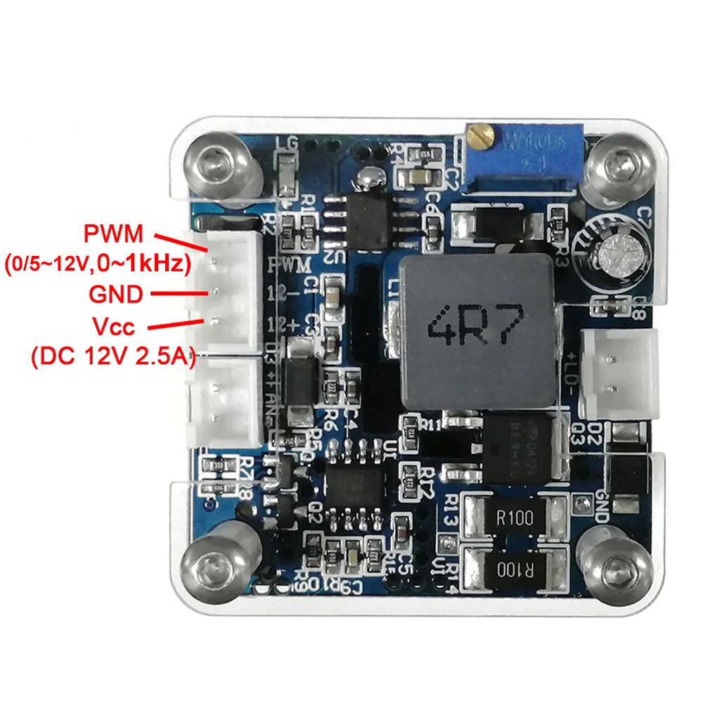 450nm 30W-Standard Version ,Focal Adjustable, High Power Blue Laser Engraving Module with TTL/PWM Modulation - Image 4