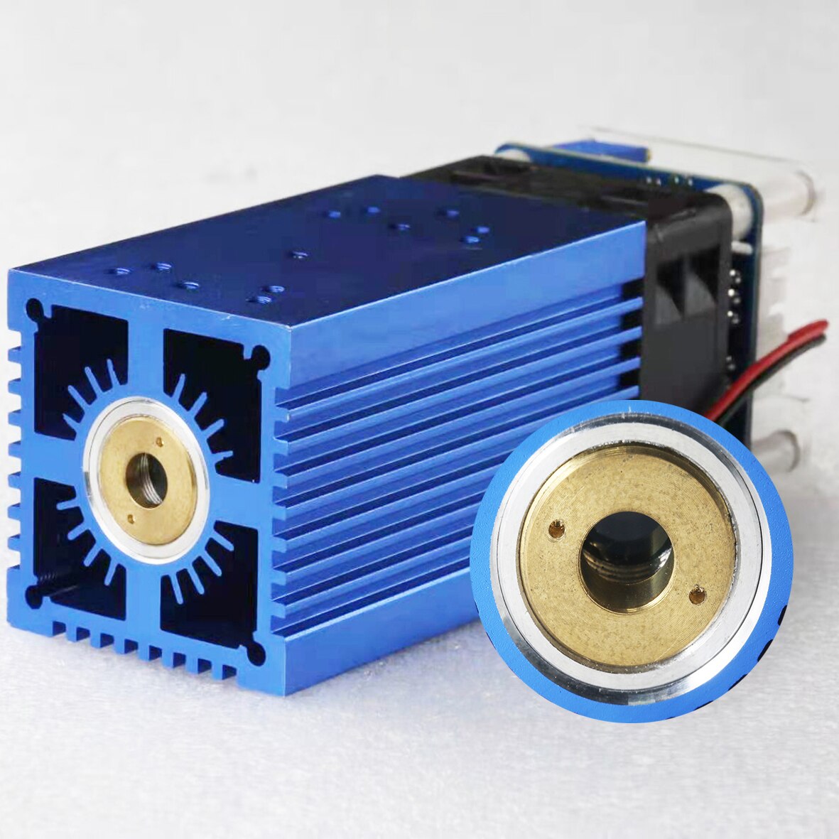450nm 30W-Standard Version ,Focal Adjustable, High Power Blue Laser Engraving Module with TTL/PWM Modulation